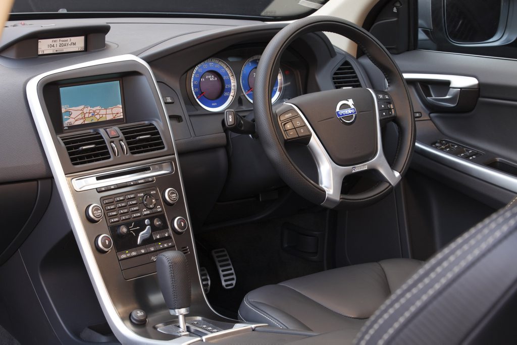 Inside the Volvo S60. Inside the Volvo S60.